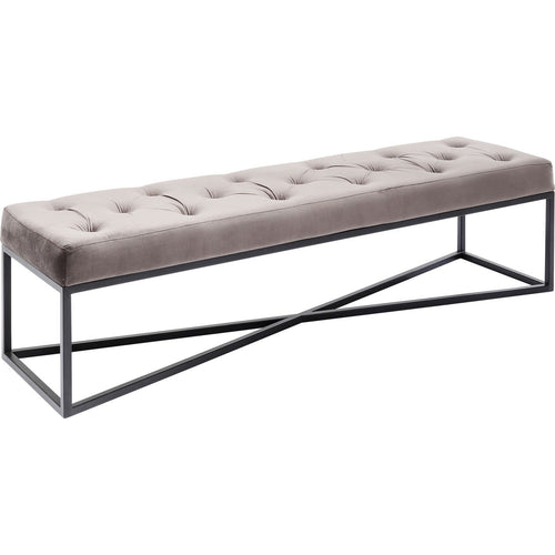 Kare Design Bank Crossover 150x40cm grijs en zwart - vtwonen shop