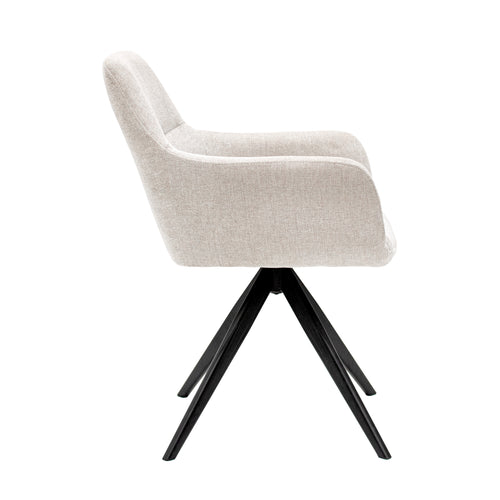 Kick draaistoel Tom Texture - Champagne - vtwonen shop