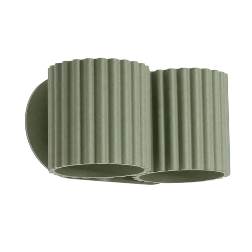 Sollux Lighting Wandlamp AURA 2 olijfgroen G9 - 21x12x10cm