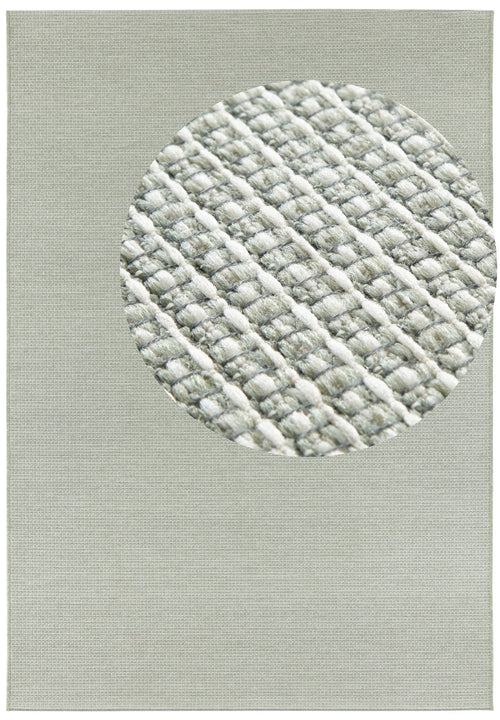 Flatweave In- & Outdoor carpet Millau Green 140x200 cm