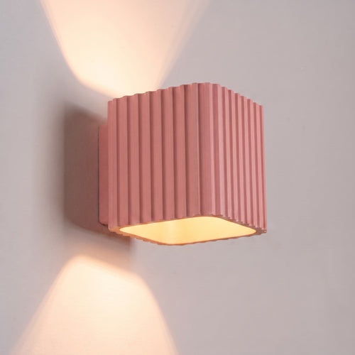 Sollux Lighting Wandlamp RIFF roze G9 - 10x12x10cm