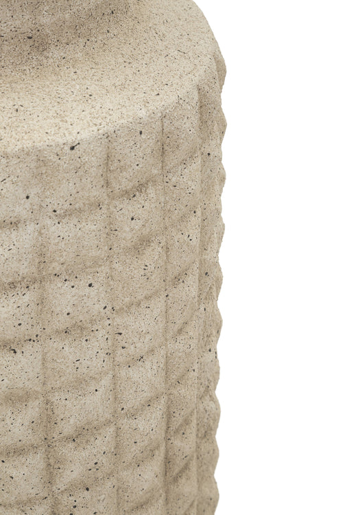 Mauro Ferretti buitenvaas - Ø 24,5x97 cm - beige