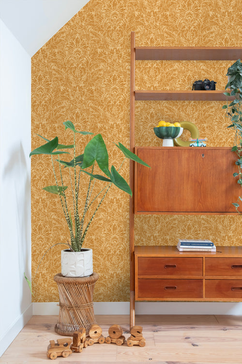 ESTAhome behang ornamenten terracotta - 50 x 900 cm - 131616