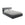 LaMiaSofa Bed met opbergruimte Roma - velours - taupe - 160x228x82