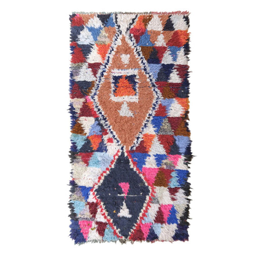 AFK Living vloerkleed Berber - handgemaakt - Wol - 218 x 100 cm - vtwonen shop