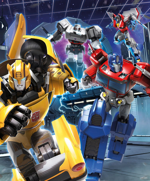 Sanders & Sanders fotobehang Transformers geel, rood en blauw - 270 x 225 cm - 601211