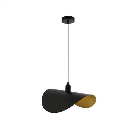 HOME DELUXE RONA design hanglamp - zwart/goud