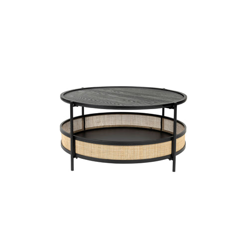 Housecraft Living Makoto Salontafel Rond 80x80 cm Zwart - vtwonen shop