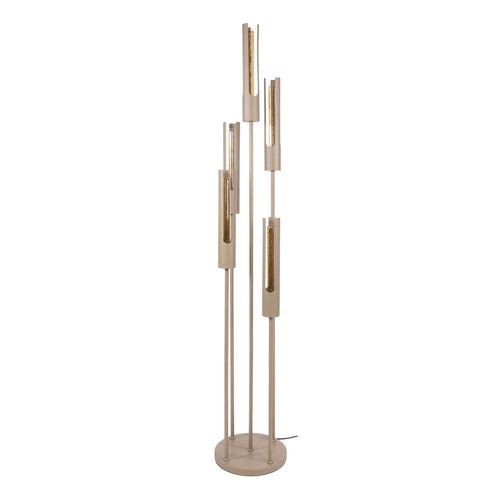 Giga Living Vloerlamp Tube - Beige Metaal - Ø30x175cm