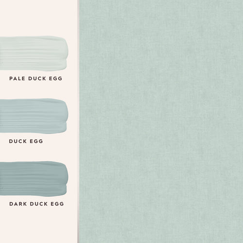 Laura Ashley Vliesbehang - Plain Duck Egg