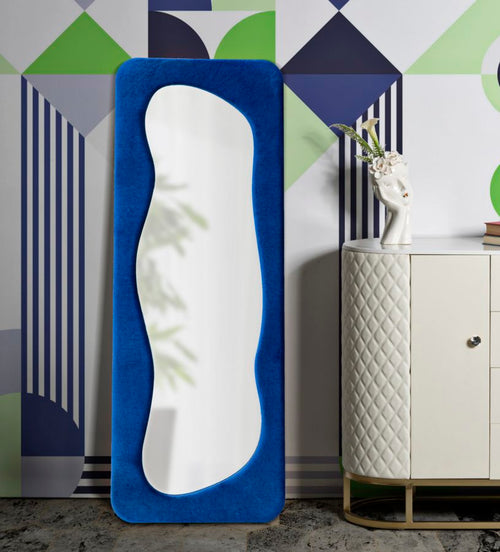 Mauro Ferretti wandspiegel - 60x4x160 cm - blauw