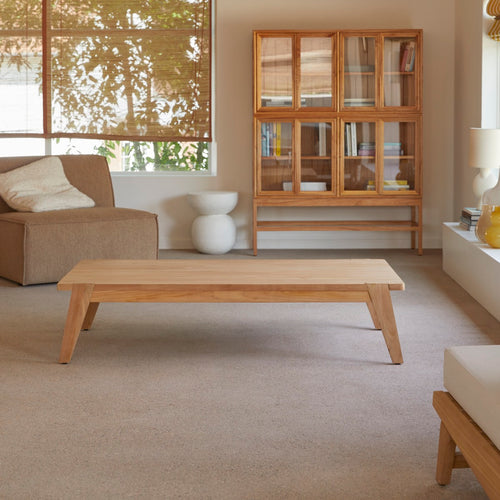Tikamoon Salontafel van massief teakhout - Lichtbruin - vtwonen shop