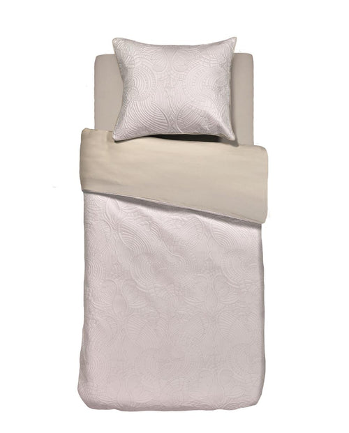 MOOOI hoeslaken Embroidered Dodo HL - 90x200 cm - ivoor - vtwonen shop