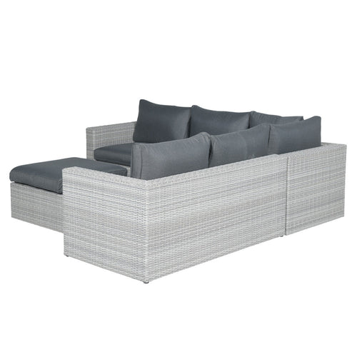 Garden Impressions loungeset Bruno licht grijs - 4 delig