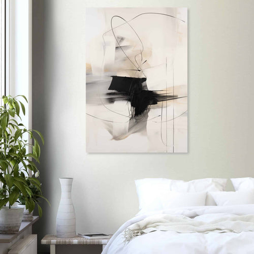 Artfulprints  Abstract - Chique brush 9   poster 30x40 cm