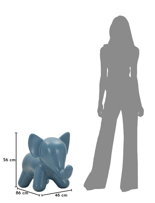 Mauro Ferretti kruk - 86x46x56 cm - blauw