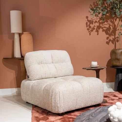 DÉJA Living Fauteuil Vita - Beige Stof - 91x113x85cm