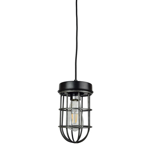 Urban Interiors hanglamp Barn - 1 lichts - 12  x 132   cm - zwart - vtwonen shop