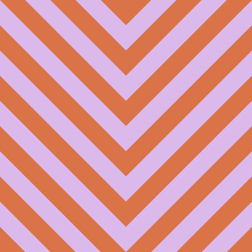 ESTAhome behang chevronpatroon paars en terracotta - 50 x 900 cm - 131409 - vtwonen shop