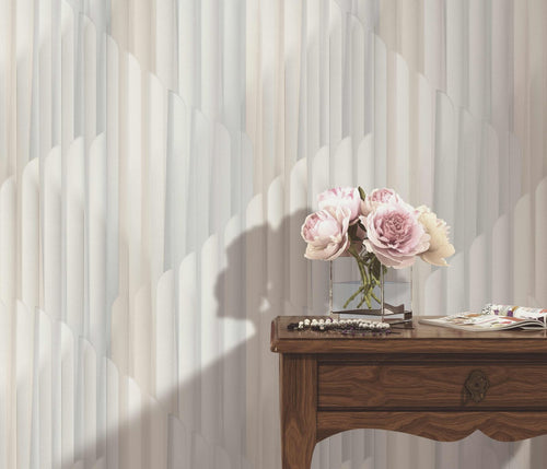 Erismann behang grafisch 3D motief grijs - 53 cm x 10.05 m - 662397 - vtwonen shop