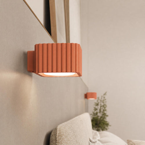 Sollux Lighting Plafondlamp RIFF 2 rode oker Gx53 - 20,5x10x8cm