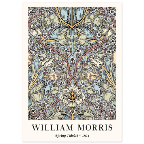 Artfulprints  William Morris - Spring thicket 1884   poster 50x70 cm - vtwonen shop