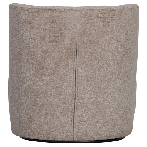 WOOOD draaifauteuil Atty - Polyester - Zand - 75x74x65 - vtwonen shop