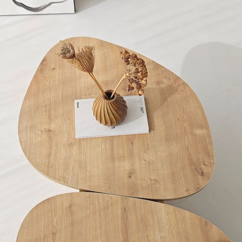 Calicosy - CELESTE Salontafel - Naturel - 125x60x38 cm