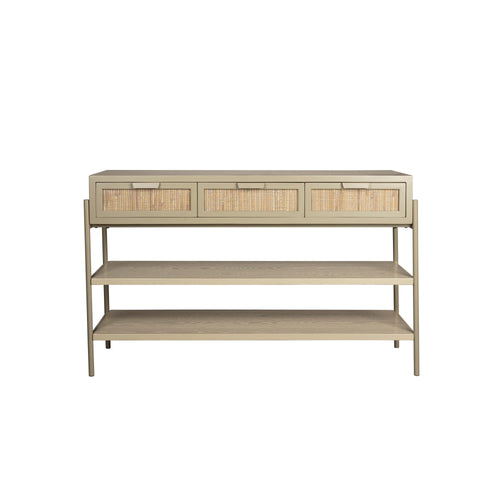 Dutchbone Yasu Consoletafel/ Wandtafel Beige - vtwonen shop