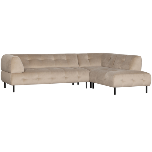WOOOD hoekbank rechts Lloyd - Polyester - Sea Salt - 77x267x91/205