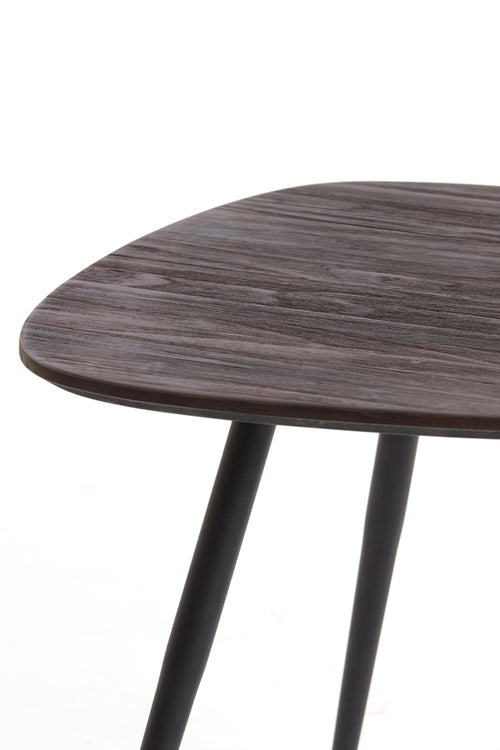 Light & Living salontafel VIEJO - 62x42x38cm - bruin - Set van 3