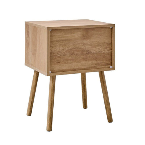 Calicosy - EDEN Nachtkastje 2 lades - Licht hout - 60x45x39 cm
