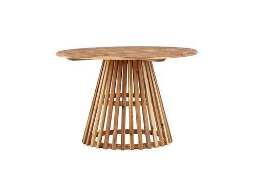 Rebellenclub Ronde Tuintafel Elm - ø120cm - Naturel Hout