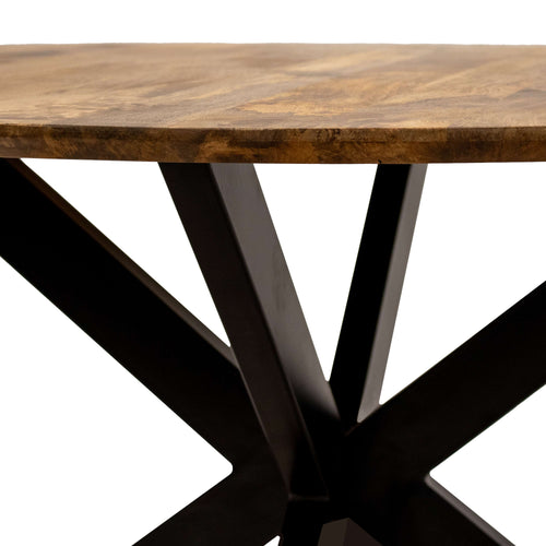 Kick eettafel Jake - 120cm - Bruin - vtwonen shop