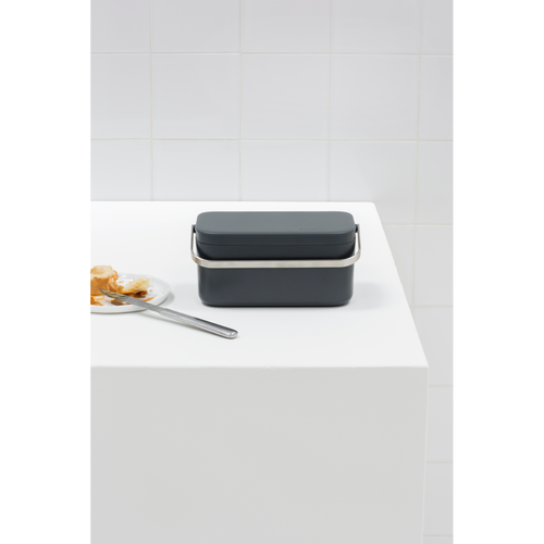 Brabantia SinkSide Aanrecht afvalbakje, 1.8L - Dark Grey