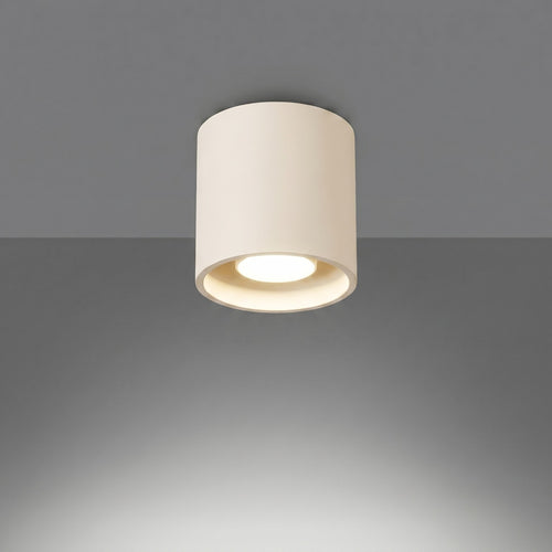Sollux Lighting Plafondlamp ORBIS 1 beige - 10x10x10cm