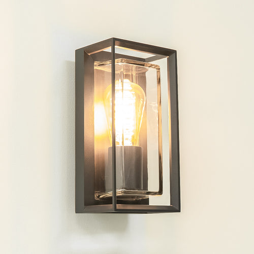 Artdelight buitenlamp Leeds - 1 lichts - 11.7  x 25.9   cm - zwart