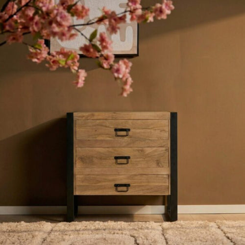 Starfurn Ladekast Britt - Naturel Hout - 80x40x80cm