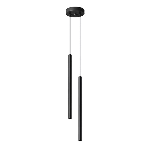 Sollux Lighting Hanglamp PASTELO 2 zwart - 15x15x118cm