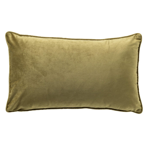 FINN - sierkussen 30x50 cm - velvet - effen kleur - Green Moss - groen