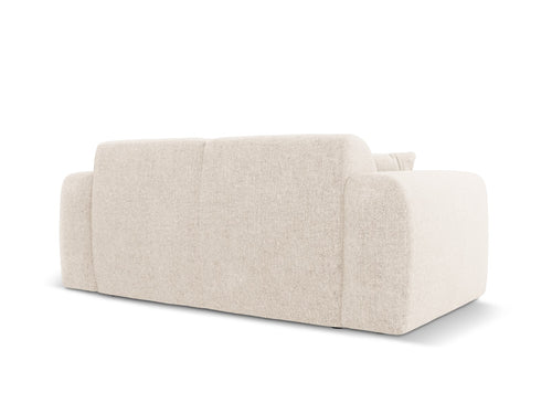Cosmopolitan Design Bank Nolio 2-zits, chenille, lichtbeige - 95x170x72cm