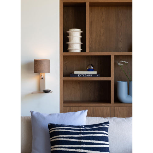 it's about RoMi wandlamp Florence - bruin - 24x24x42cm