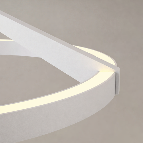 Artdelight plafondlamp Oregon - 1 lichts - 33  x 14.1   cm - wit