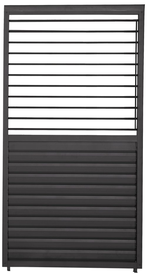 MIRADOR 111 Draaibare Lamellenwand 1,23m voor Deluxe Pergola's - Antraciet - vtwonen shop