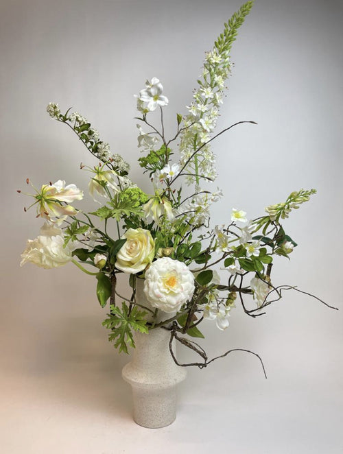 My Flowers.shop Wit zijden bloemen boeket White Lightning | Per boeket - vtwonen shop