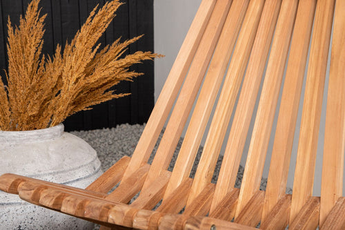 Rebellenclub Loungestoel Cream - Naturel HoutÊ - vtwonen shop