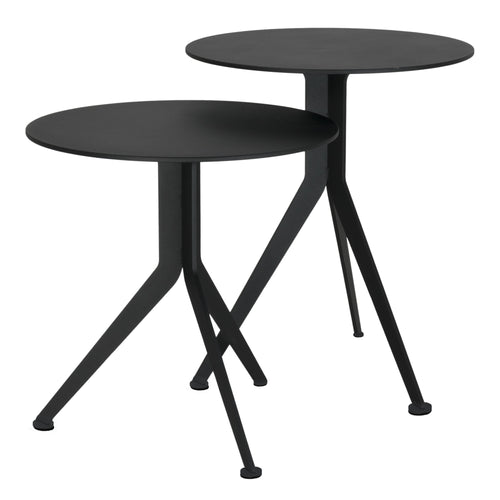 Spinder Design bijzettafel Daley High - Zwart - Ø 38 - vtwonen shop