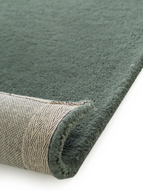 benuta wollen vloerkleed Bent - groen - 120x170 cm