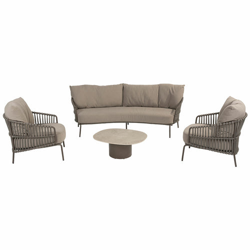 4 Seasons loungeset Capalbio bruin 5-delig - vtwonen shop