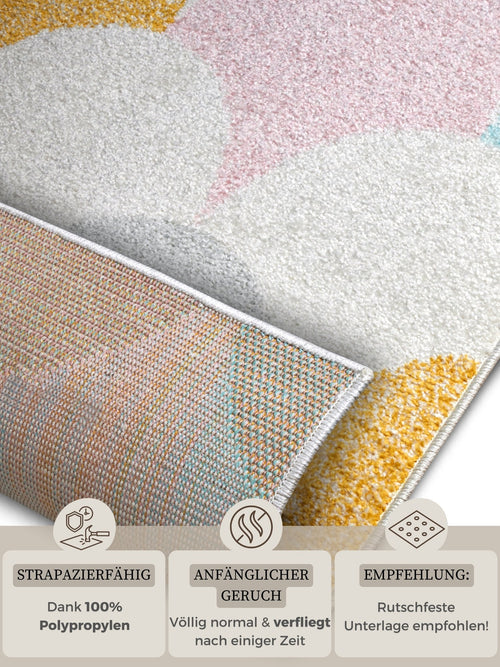 Hanse Home Adventures children's carpet Cloudy Cream Multicolor 160x235 cm - vtwonen shop